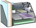 Docnest 3 Tier Metal Mesh Desk Organizer by DocNest