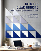 PebblingQ Felt Wall Tiles Bulletin Board, Marine Blue White Panels, Modular - Image 3