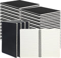 miikoul 60 Packs A5 Spiral Notebooks, 60 Sheets/120 Pages, Hardcover Lined