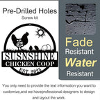 Personalized Chicken Coop Metal Signs Custom Chicken Coop Decor Chicken Coop - Image 6