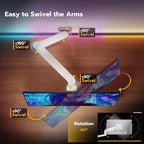 ARES WING Wall Mount Monitor Arm - Image 5