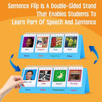 Sentence Flip Charts, 80 Double Sided Cards in Noun/Verb/Adjective/Preposition - Image 2
