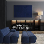 BUBOS Large Acoustic Panels, Self-Adhesive Sound Absorbing Panels Decorative - Image 6
