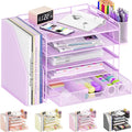 OPNICE Desk Organizer, 5-Tier Paper File Organizer by OPNICE