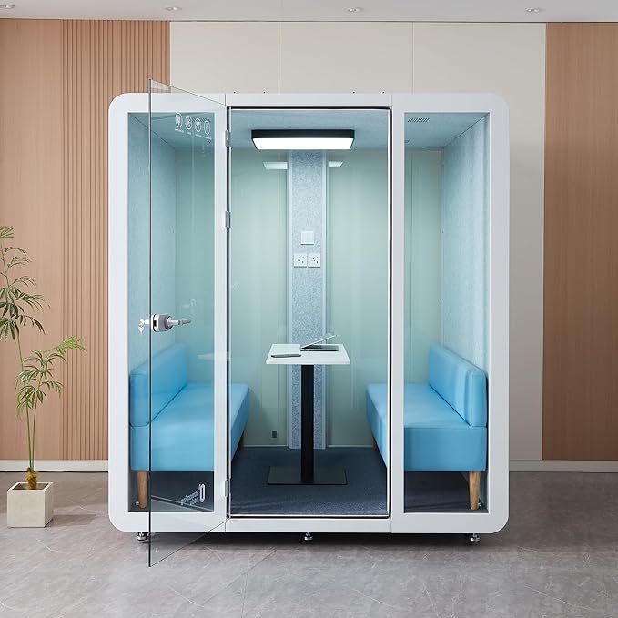 GEARONIC Mobile Office Pod Booth, Sound Proof Office Booth Pod - Image 2