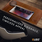 ELIZO Personalized Custom Desk Pad Set Real Leather Desk Mat Mouse Pad Unique - Image 6