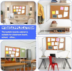 Enclosed Bulletin Board 48" x 36" Weather Resistant Lockable Notice Cork - Image 6