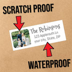 Address Labels Personalized | Upload Your Photo Image or Logo | Custom Return - Image 3