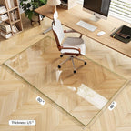 Koonmi Tempered Glass Chair Mat - Image 3