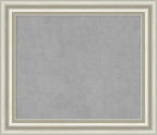 Amanti Art Silver Framed Magnetic Board 26x30 Medium Vision Board by AmantiArt