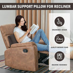 HOMBYS Lumbar Support Pillow for Recliner Chair, Memory Foam Back Support - Image 2