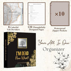Lanpn End of Life Binder Organizer Death Planner 8.5"x11", Final Wishes & - Image 3