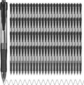 deegtran Pens Bulk, 100 Pack No Bleed Black Ink Click Pens by DEEGTRANPENS