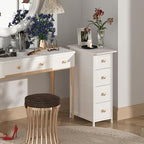 GiftGo Narrow Dresser Cabinet Vertical Slim Dresser Chest of Drawers Skinny - Image 2