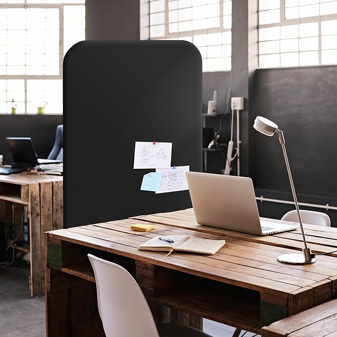 DECOLAB Room Partition Panel, Freestanding Portable Privacy Cubicle Partition by DECOLAB
