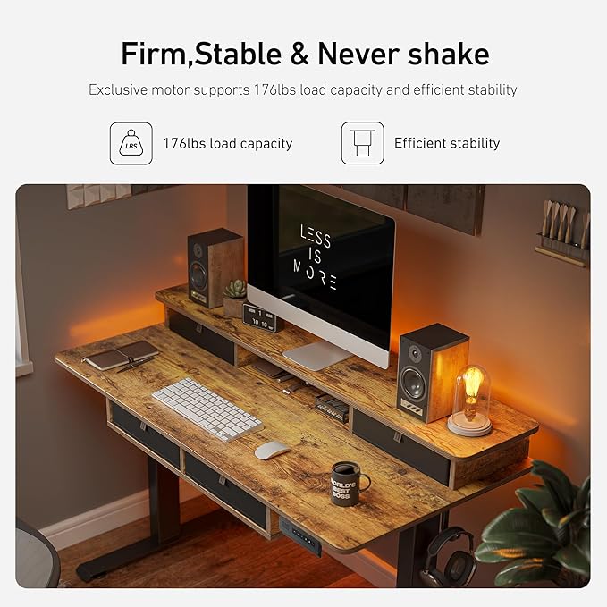 FEZIBO 48'' x 24'' Electric Standing Desk - Image 4