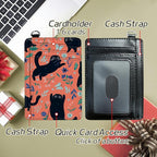BWEGRHE Small Travel Wallets, RFID Blocking PU Leather Credit Card Holder - Image 5