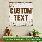 Custom Sign, Custom Street Sign, 11 Font Colors, 13 Font Styles, 4 Hole Options - Image 4