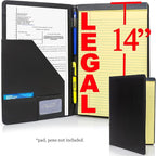 Legal Size Padfolio 8.5 x 14 Inch Portfolio Folder - Image 5