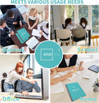 Binditek 8 Mil PVC Binding Covers, 8.5 x 11 Inches, Clear, 500 Pack | Plastic Binding Covers, 8.5" x 11" Letter Size, Clear, Square Corners, Unpunched, Ideal for Business Reports and Proposals