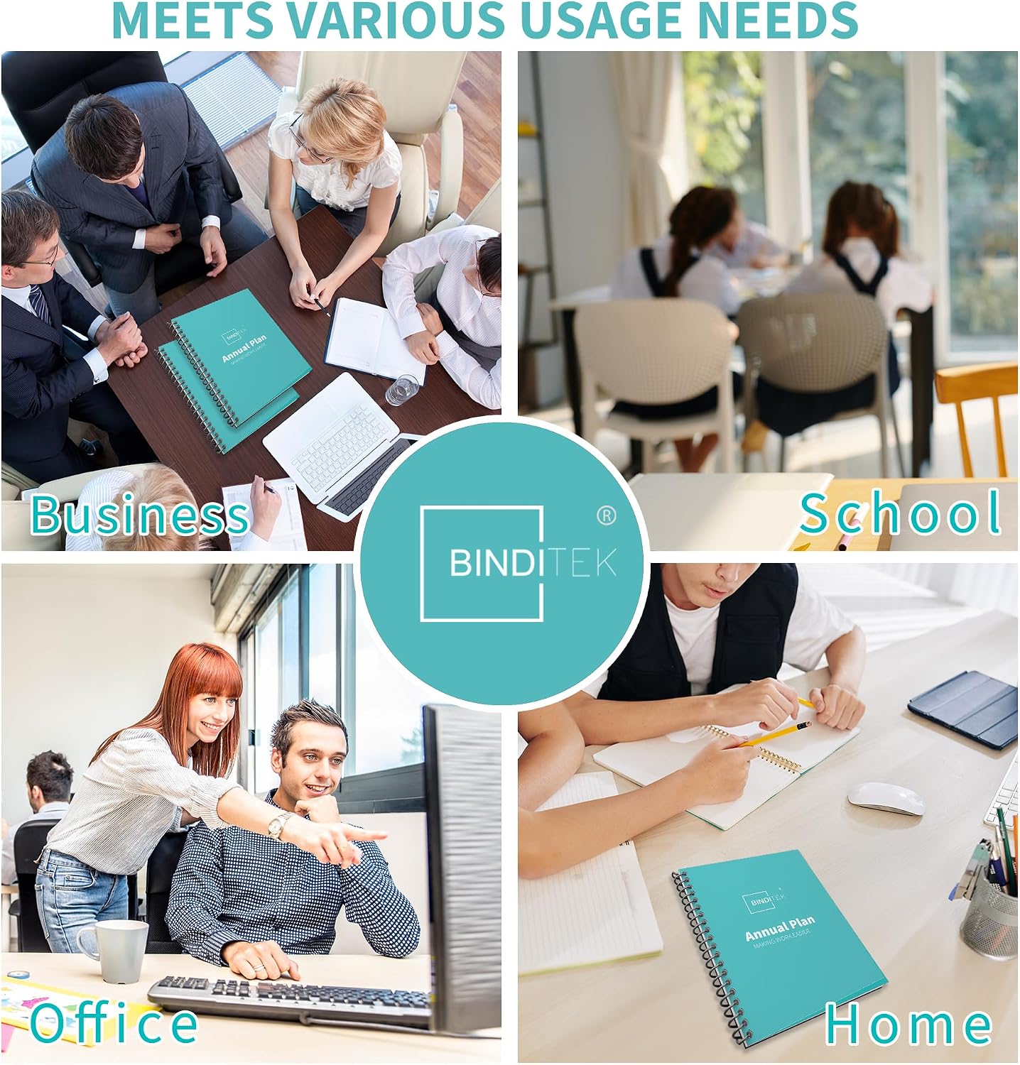 Binditek 8 Mil PVC Binding Covers, 8.5 x 11 Inches, Clear, 500 Pack | Plastic Binding Covers, 8.5" x 11" Letter Size, Clear, Square Corners, Unpunched, Ideal for Business Reports and Proposals