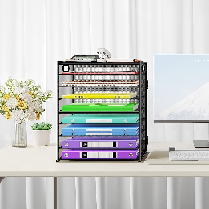Cawukege 9 Tier Paper Organizer - Image 6