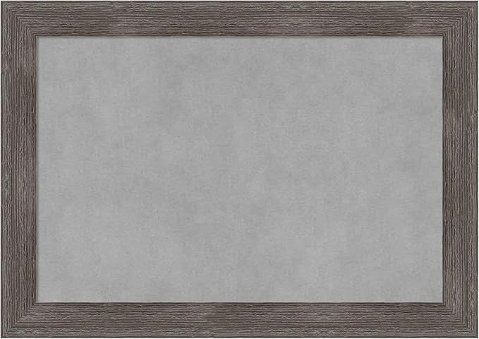 Amanti Art Grey Framed Magnetic Board 15x21 Small Vision Board by AmantiArt