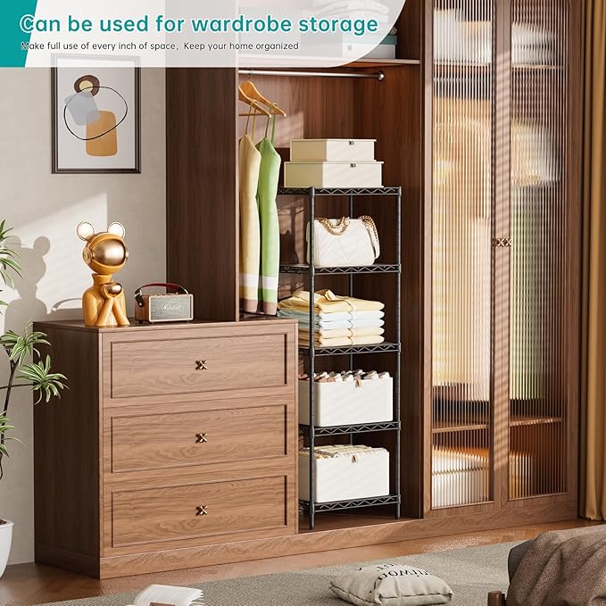 SINGAYE Shelf Closet Wire Shelving：Adjustable Metal Unit - Image 2