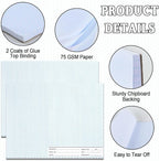 1 Pack 50 Sheets 8.5" x 11" Isometric Graph Paper Pad Landscape - Image 4