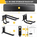 lbt 66" garage tool organizer wall mount shown in use