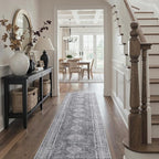 GENIMO Runner Rug 2x7 Non Slip Machine Washable Hallway Runner Rug, Low Pile by GENIMO