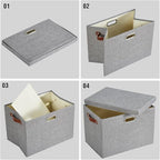 Roobyl 17" Large Collapsible Storage Bins - Image 6
