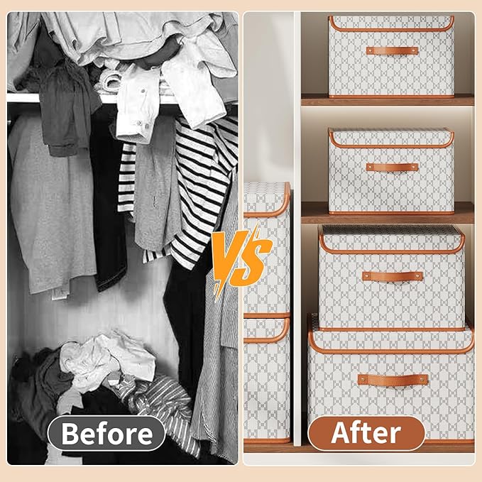 Tuza 2 Pack Fabric Storage Bins - Image 5