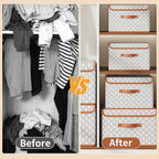 Tuza 2 Pack Fabric Storage Bins - Image 5