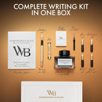 Wordsworth & Black Fountain Pen Gift Set, Includes Ink Bottle, 6 Ink Cartridges - Image 3