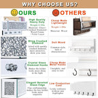 WALTSOM Crushed Diamond Key and Mail Holder - Image 6