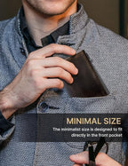typecase Mens Wallet Card Holder: Pop Up Aluminum Case, Full Grain Leather - Image 7