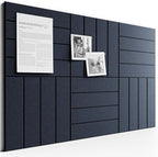Bumusty Large Cork Board Alternative-36 x24 Felt Bulletin Board Tiles, by Bumusty