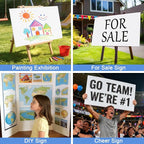 Poster Board 24" x 36", 5 Pack White Corrugated Plastic Board, 3/16 Inches - Image 3