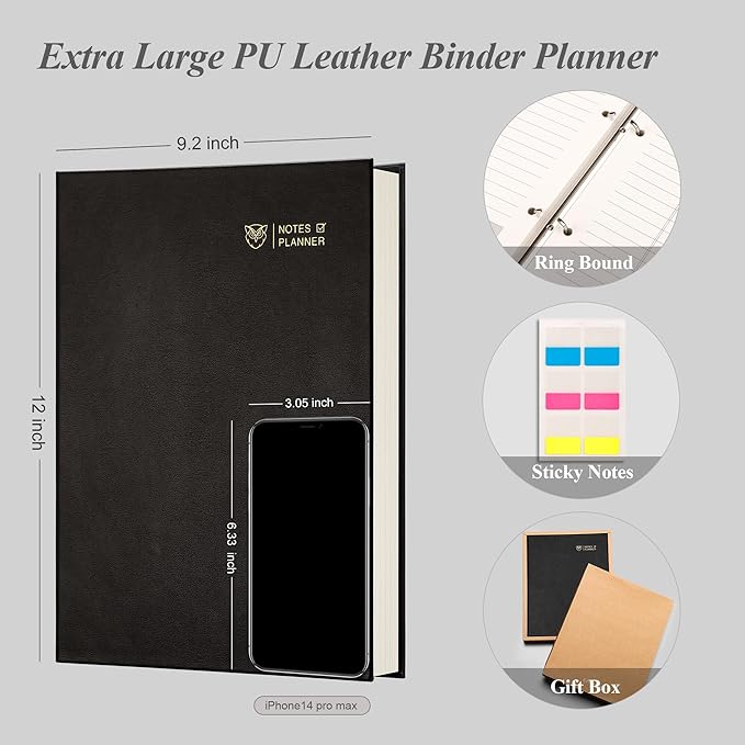 EMSHOI Undated Daily Planner 9.2" X 12", Large To Do List Notepad, 240 Refill - Image 5