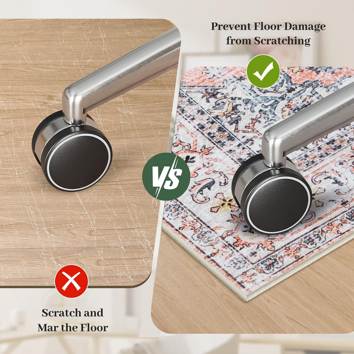 Anidaroel 36"x48" Chair Mat for Hardwood Floor/Tile Floor, Desk Cha...