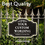 Custom Outdoor Metal Signs, Personalized Aluminum Sign - Image 7
