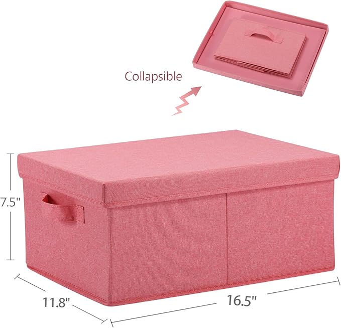 HOONEX Linen Foldable Storage Bins - Image 6