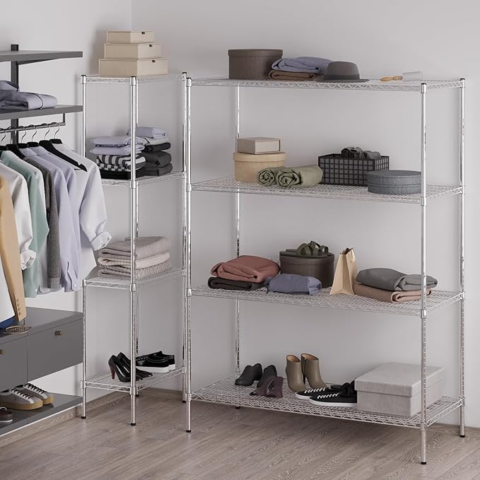 Regal Altair 24" Deep x 54" Wide x 74" Height Wire Shelving Kit | 4-Tier | NSF - Image 7