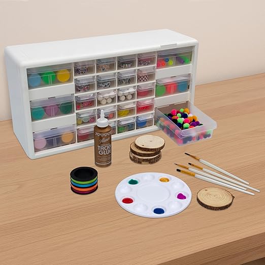 Akro-Mils 24-Drawer Plastic Drawer Storage Cabinet - Image 12