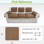 Couch Arm Covers, Waterproof Armrest Cover - Image 6