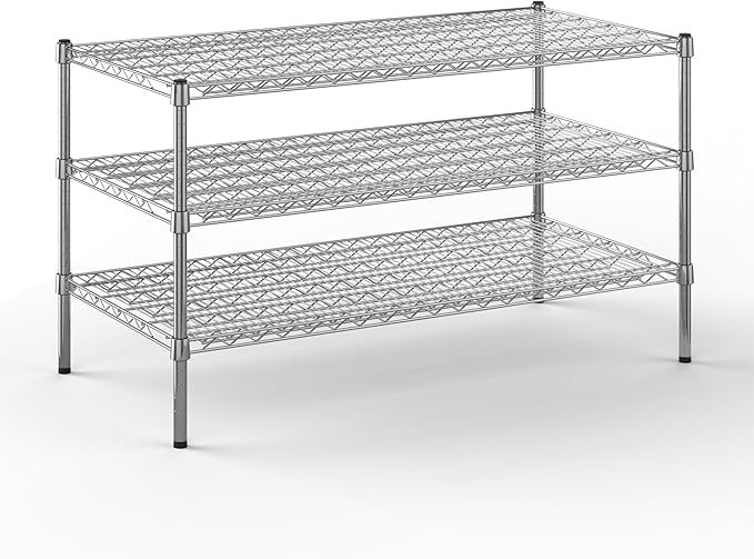 Regal Altair 24" Deep x 48" Wide x 27" Height Wire Shelving Kit | 3-Tier | NSF by Regal+Altair