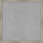 Amanti Art Silver Framed Magnetic Board 22x22 Medium Vision Board by AmantiArt