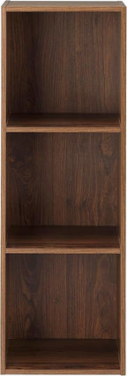 Whitmor 3 Cube Bookcase Storage Organizer, 3 Tier Stackable MDF Bookshelf - Image 3