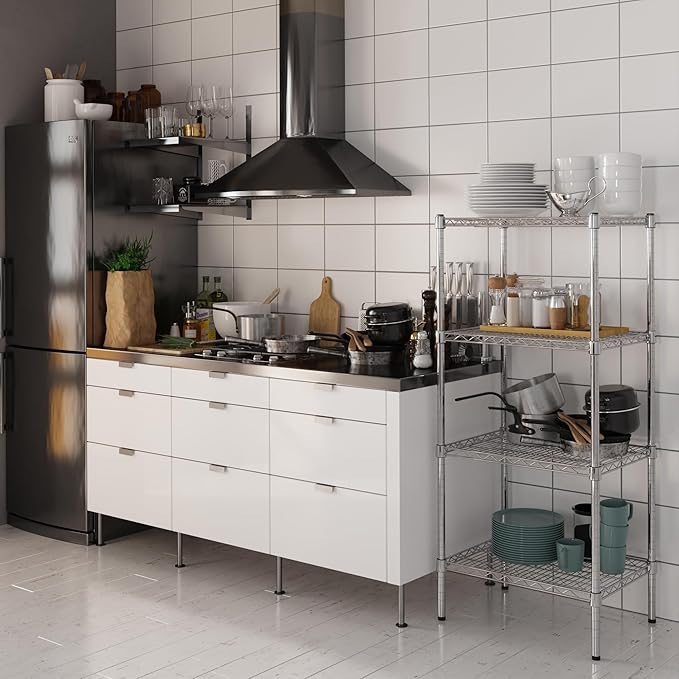 Regal Altair 18" Deep x 24" Wide x 54" Height Wire Shelving Kit | 4-Tier | NSF - Image 2
